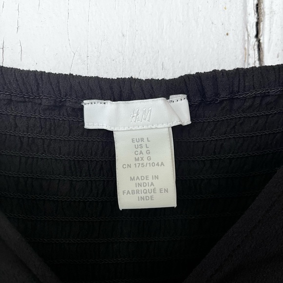 H&M ruched long sleeve top - Picture 3 of 4